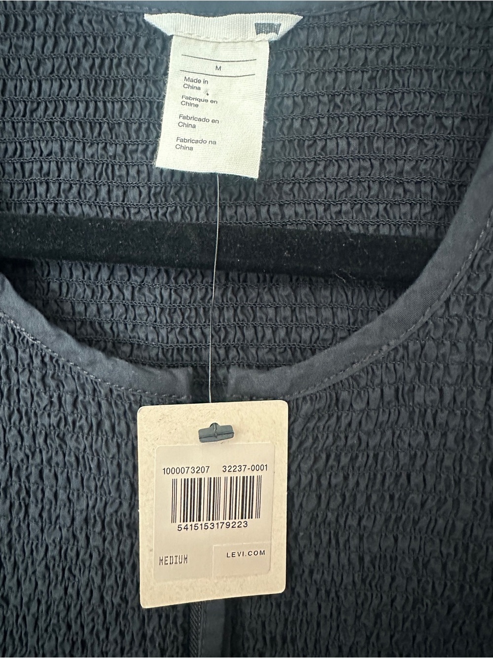 Levi's Black Sleeveless Zip-Front Midi Dress - Picture 4 of 6